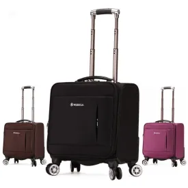 18 Inches Fashion Commercial Universal Wheels Trolley Luggage Boarding Small Portable The Box