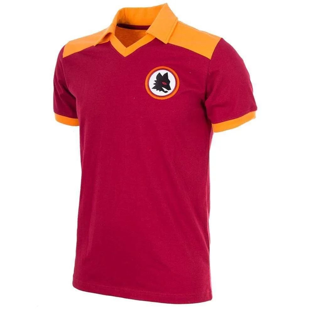 1980 AS Roma Retro Home Shirt