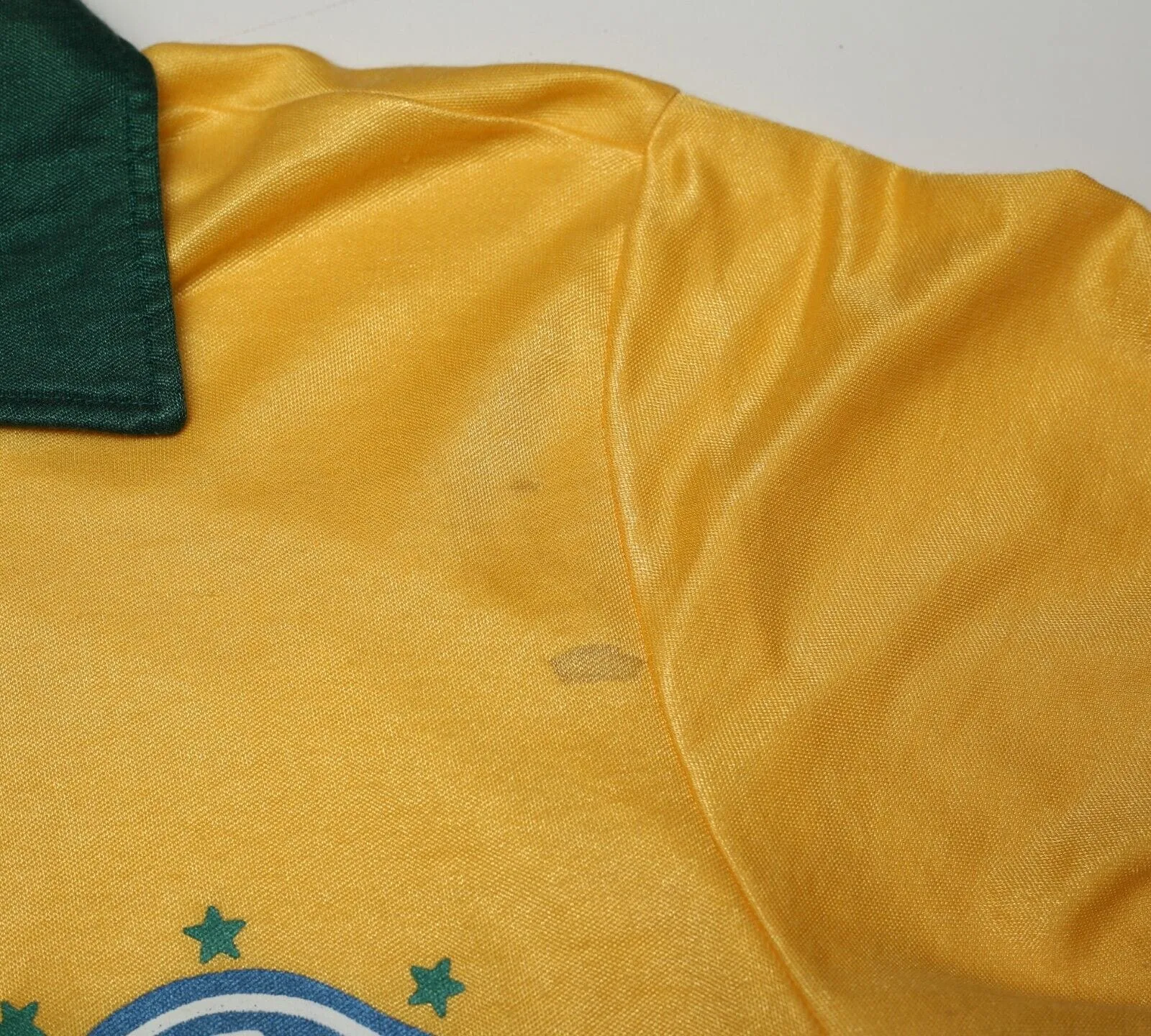 1988/91 BRAZIL Vintage Topper Home Football Shirt Jersey (S/M)