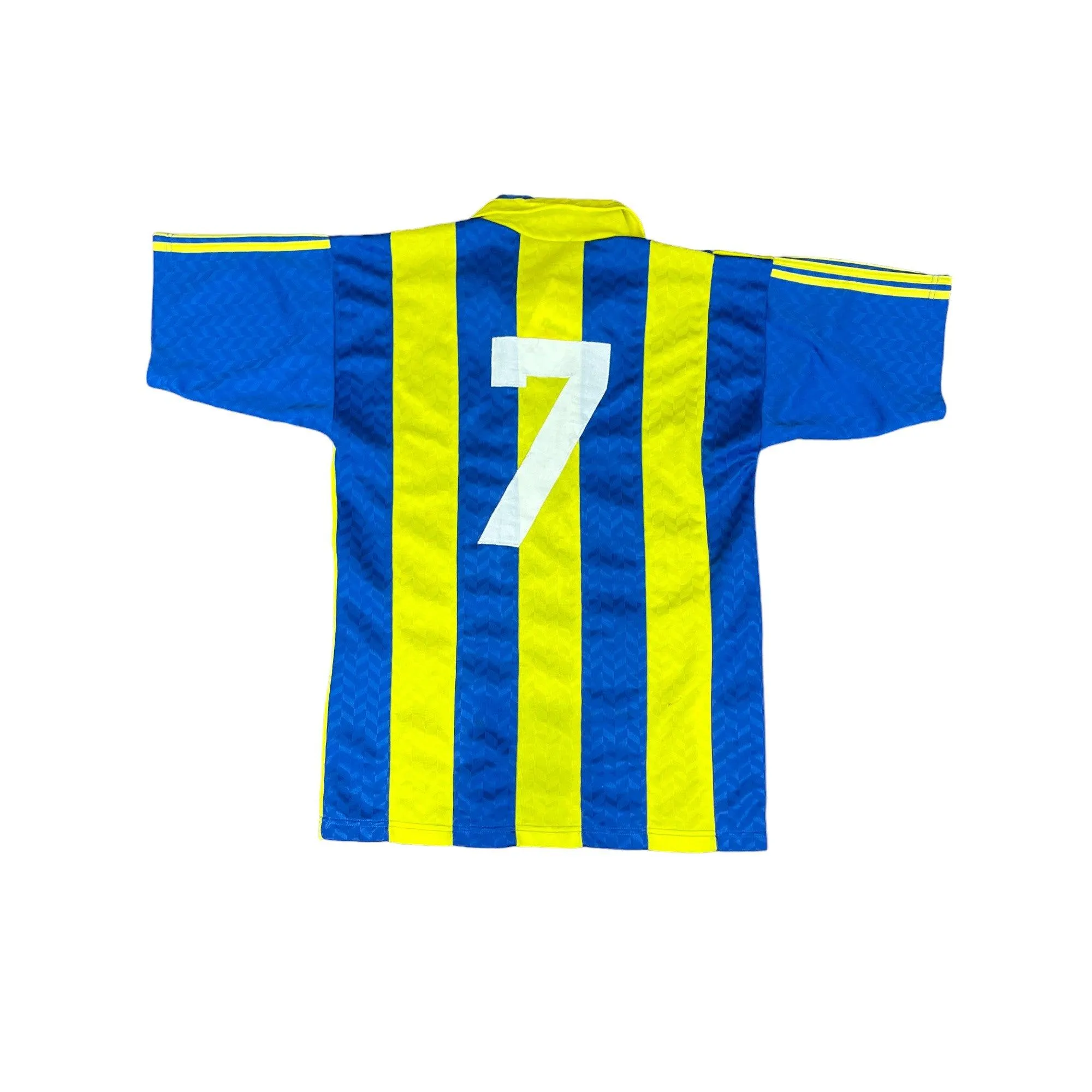 1990-91 Yellow   Blue Fenerbache Tee -Large