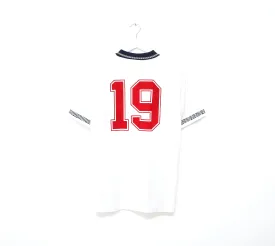 1990/92 GASCOIGNE #19 England Retro Umbro Home Football Shirt (M) Italia 90