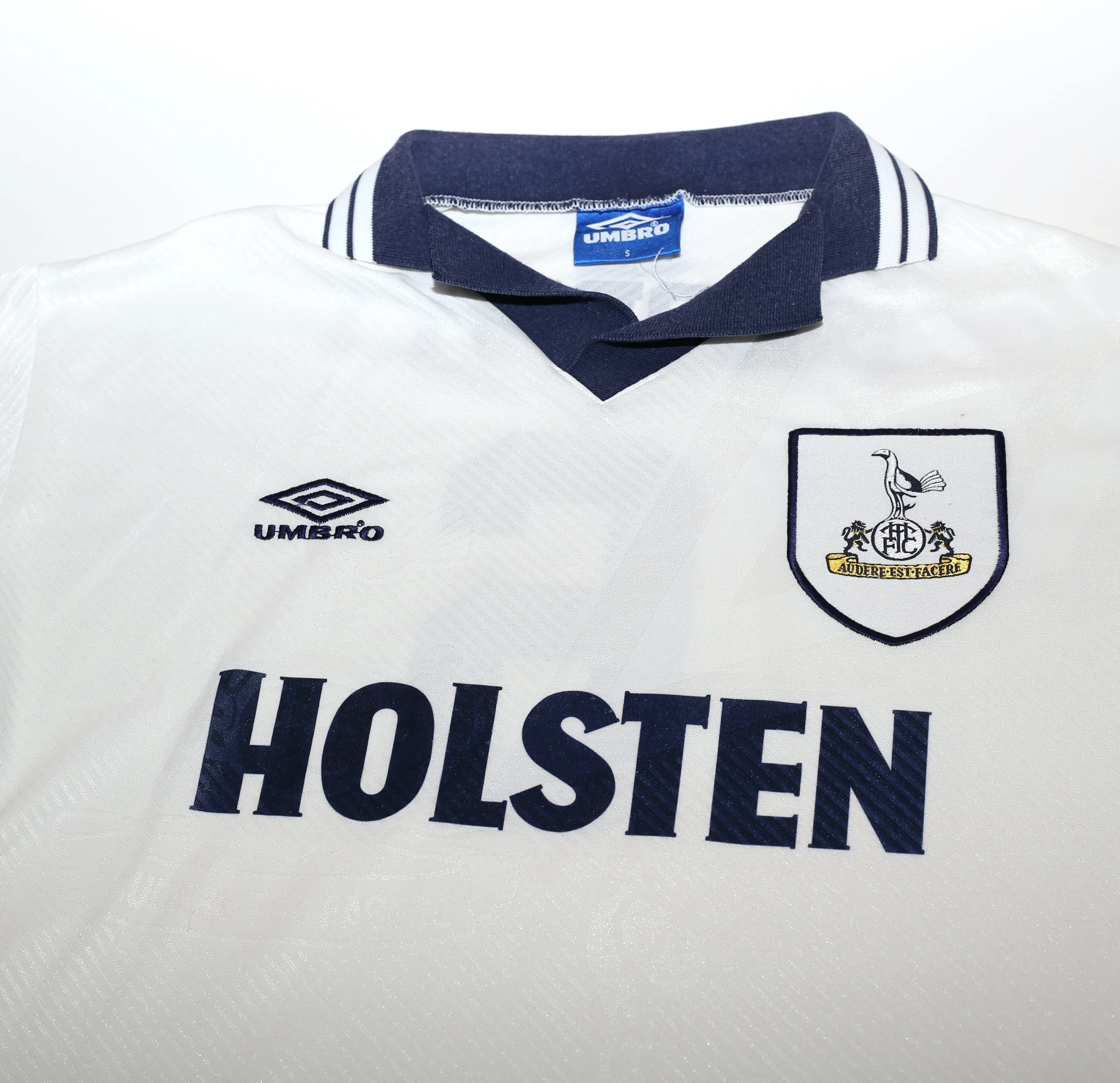 1993/95 MABBUTT #6 Tottenham Hotspur Retro Umbro Home Football Shirt (S)