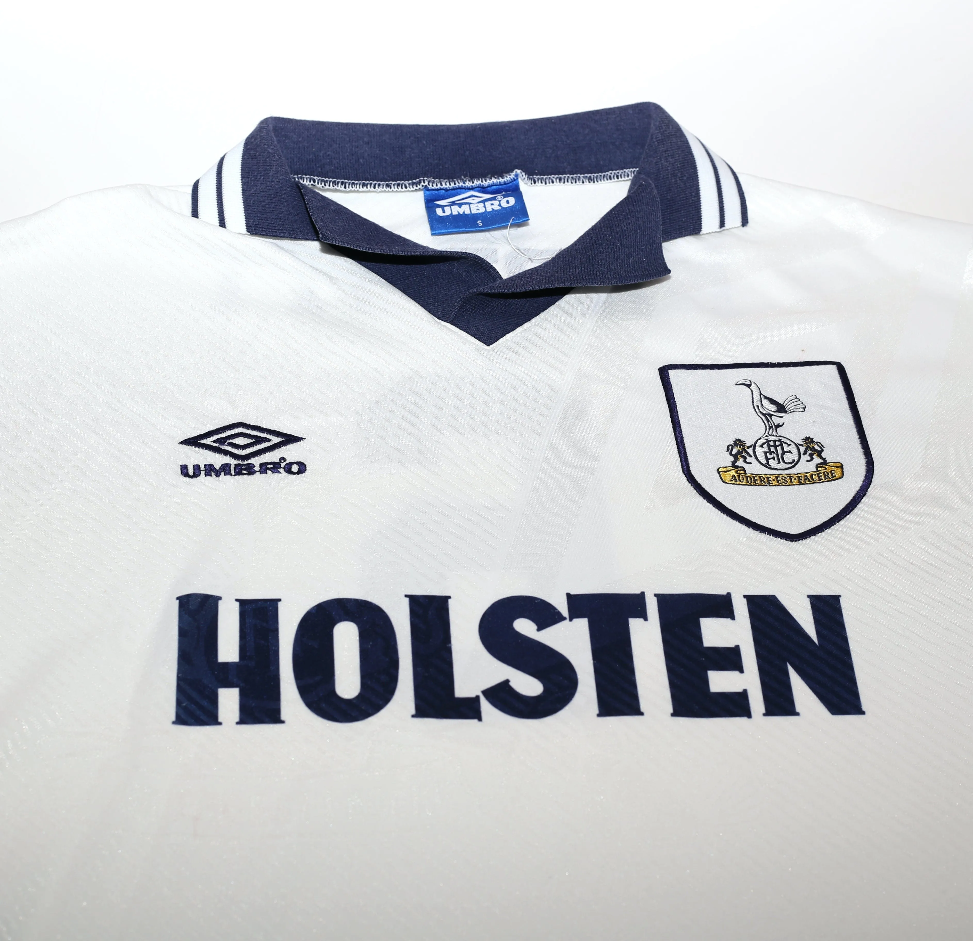 1993/95 MABBUTT #6 Tottenham Hotspur Retro Umbro Home Football Shirt (S)