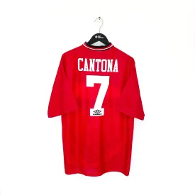 1994/96 CANTONA #7 Manchester United Vintage Umbro Home Football Shirt (XXL)