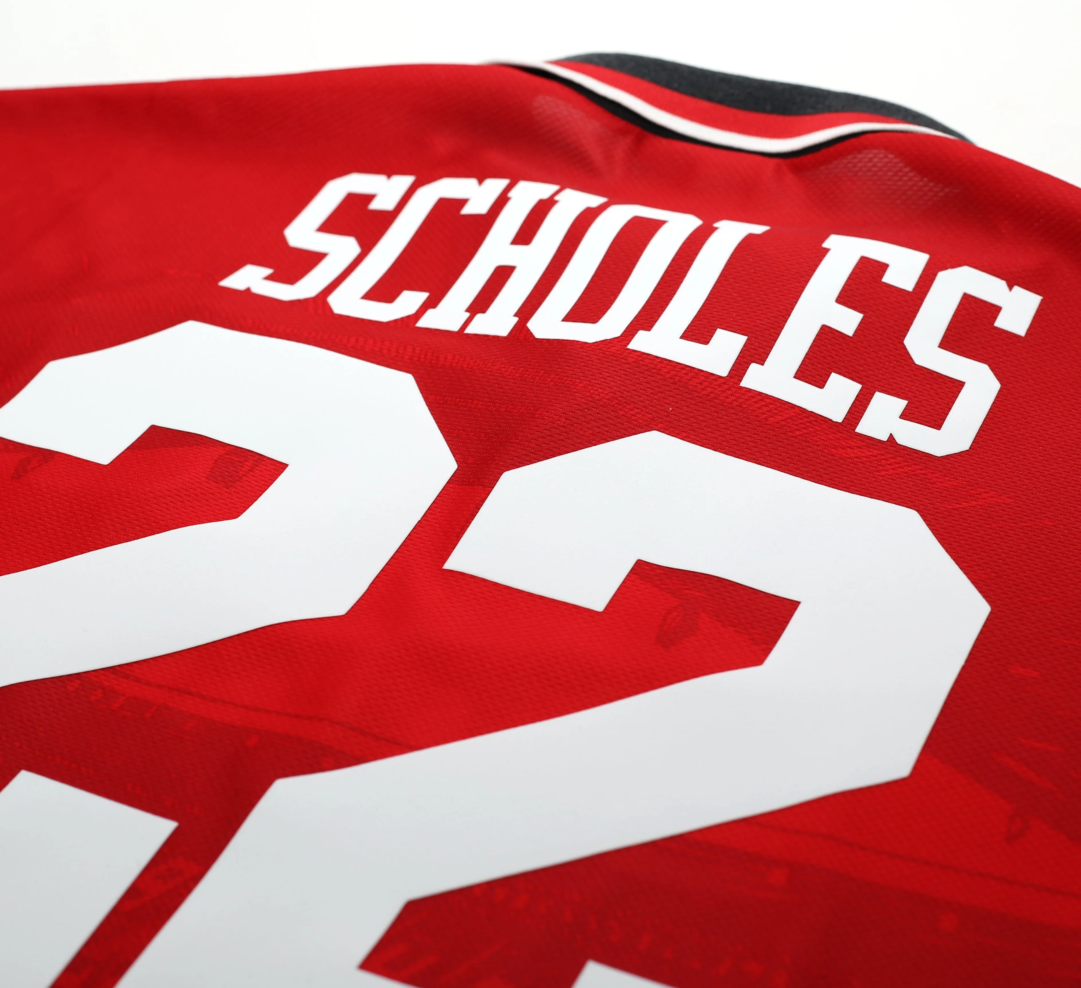 1994/96 SCHOLES #22 Manchester United Home Football Shirt (XL)