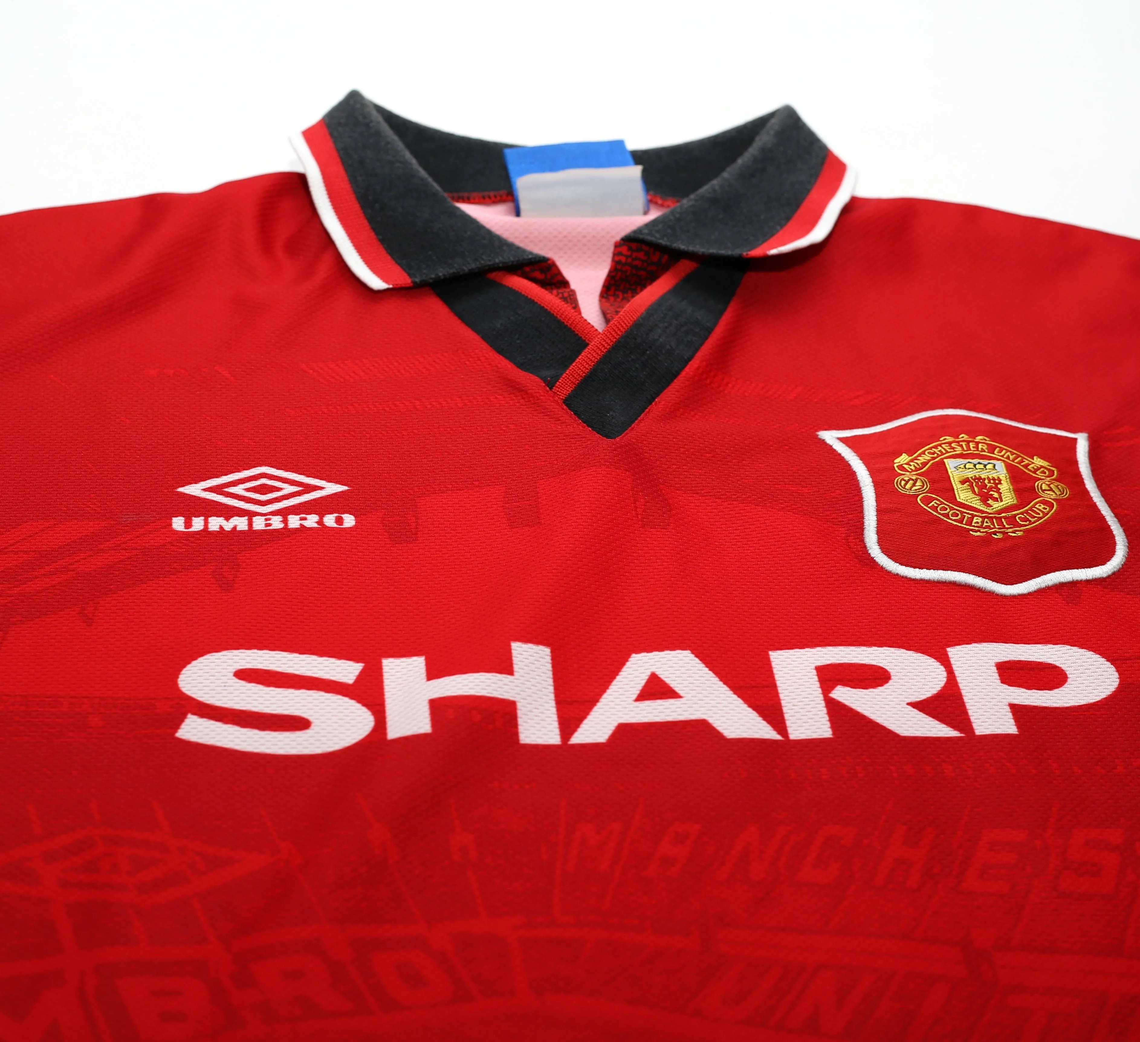 1994/96 SCHOLES #22 Manchester United Home Football Shirt (XL)