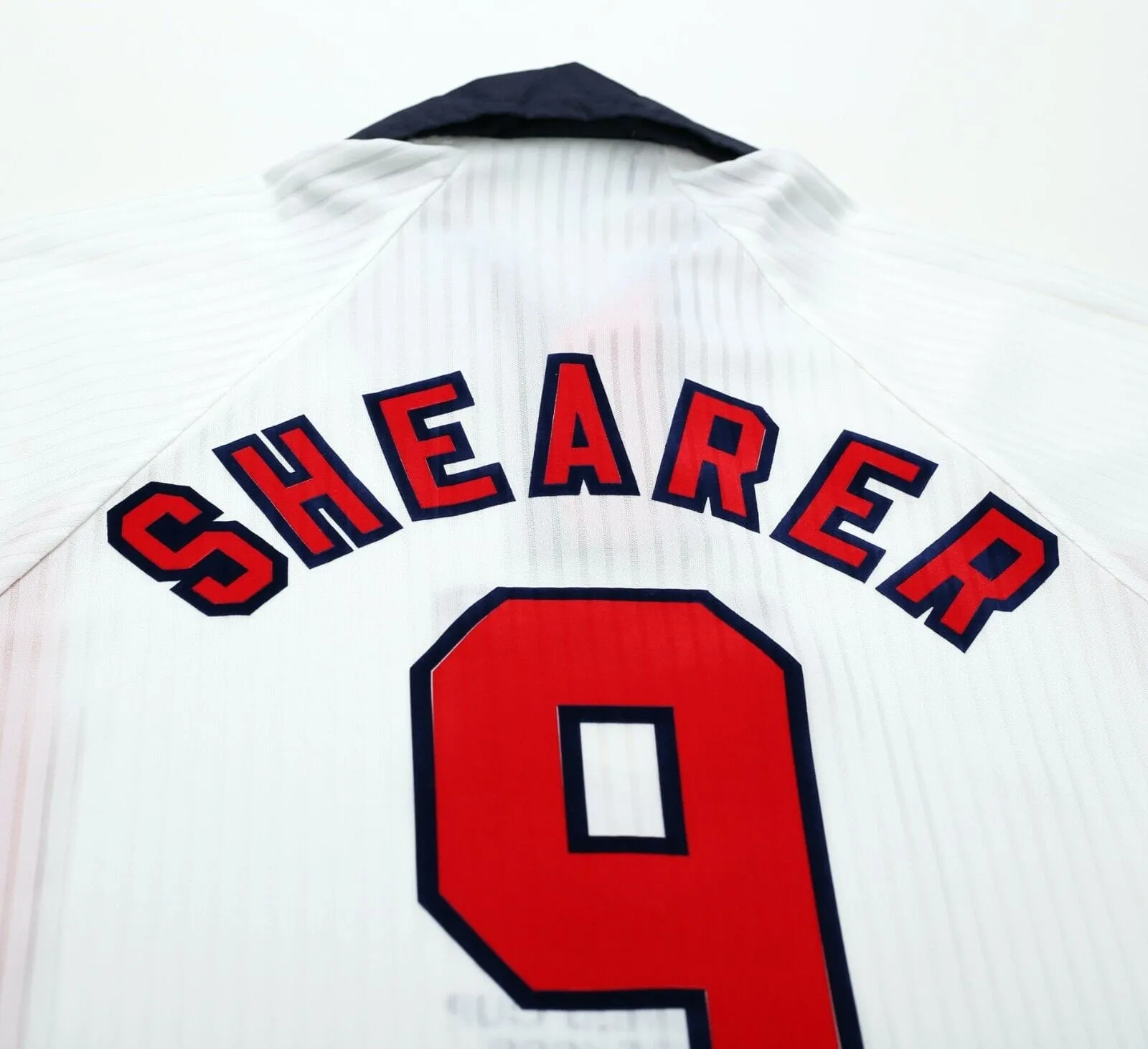 1997/99 SHEARER #9 England Vintage Umbro Home Football Shirt M/L World Cup 1998