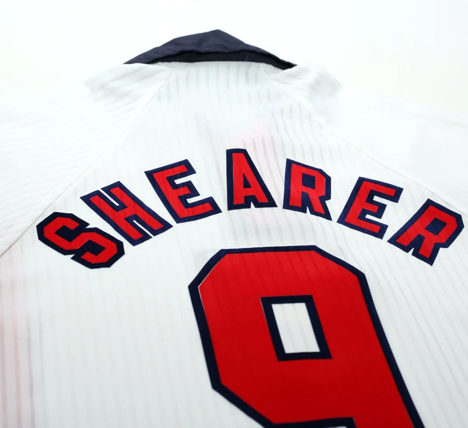 1997/99 SHEARER #9 England Vintage Umbro Home Football Shirt M/L World Cup 1998