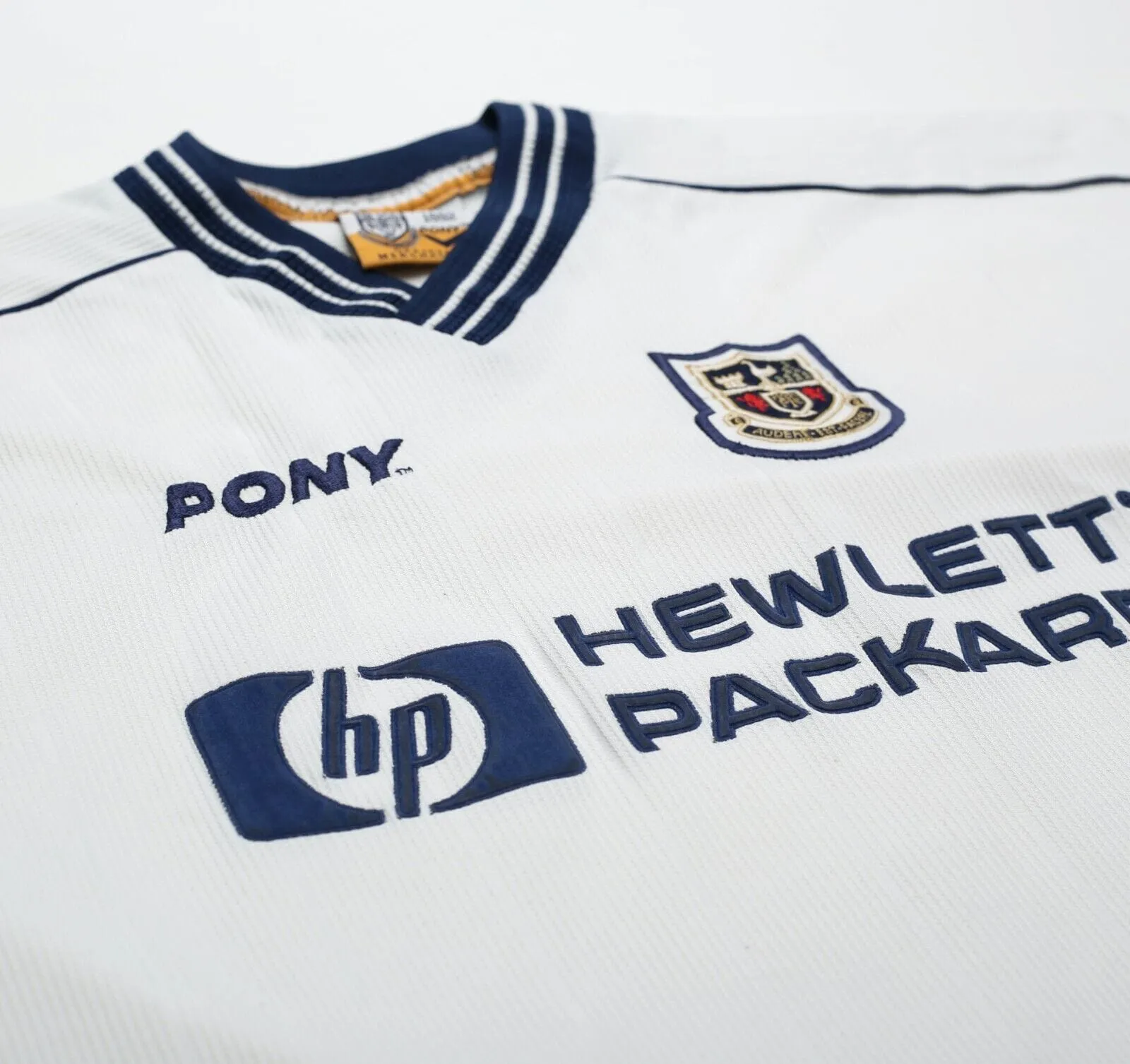 1997/99 TOTTENHAM HOTSPUR Vintage PONY Home Football Shirt (L)