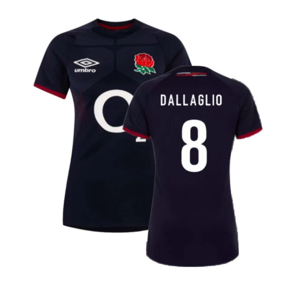 2023-2024 England Rugby Alternate Shirt (Ladies) (Dallaglio 8)