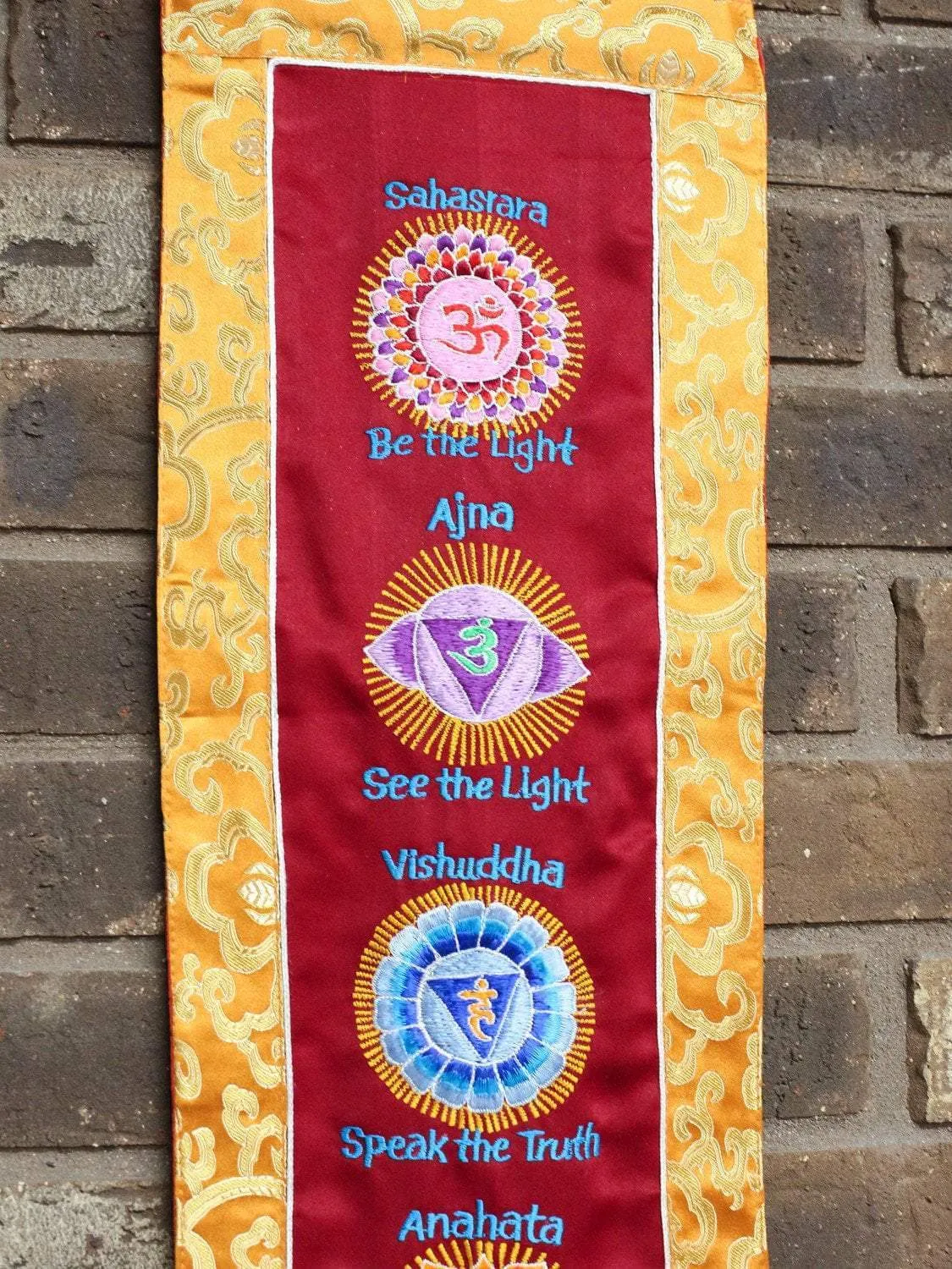 7 Chakras Yoga Wall Hanging