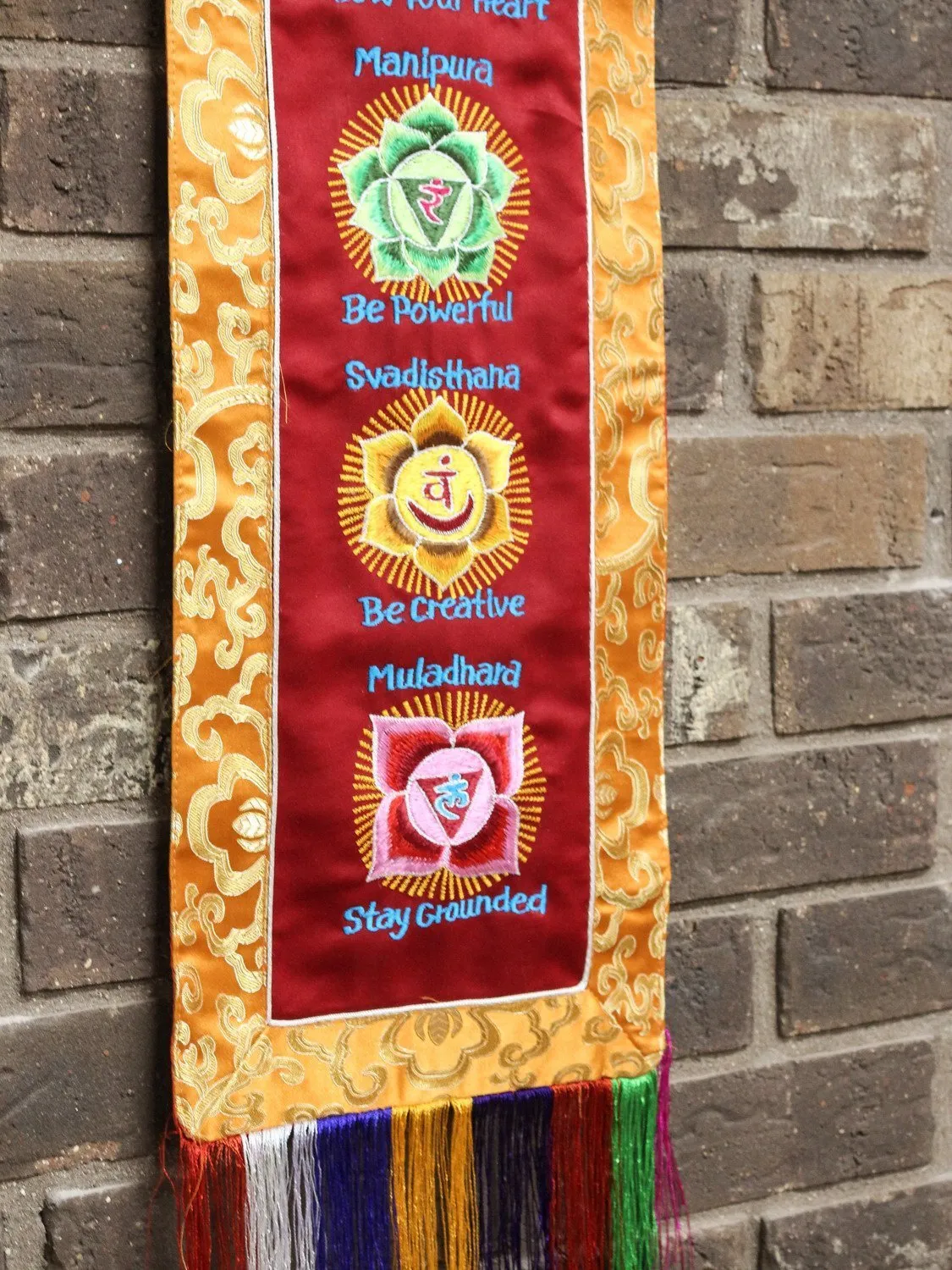 7 Chakras Yoga Wall Hanging