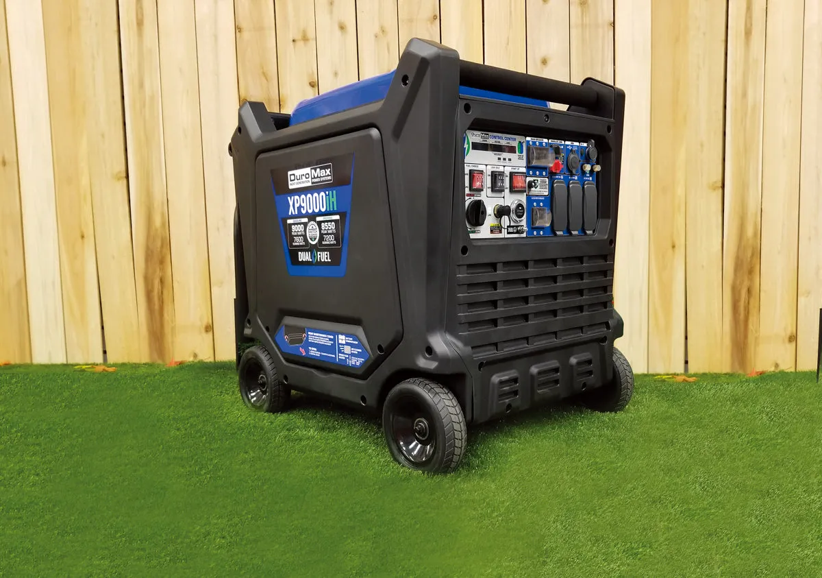 9,000 Watt Dual Fuel Portable Inverter Generator w/ CO Alert