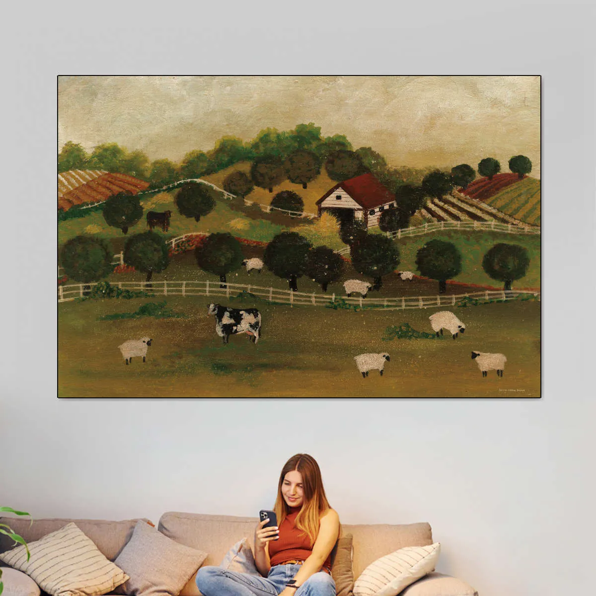 A Day At The Farm I Wall Art