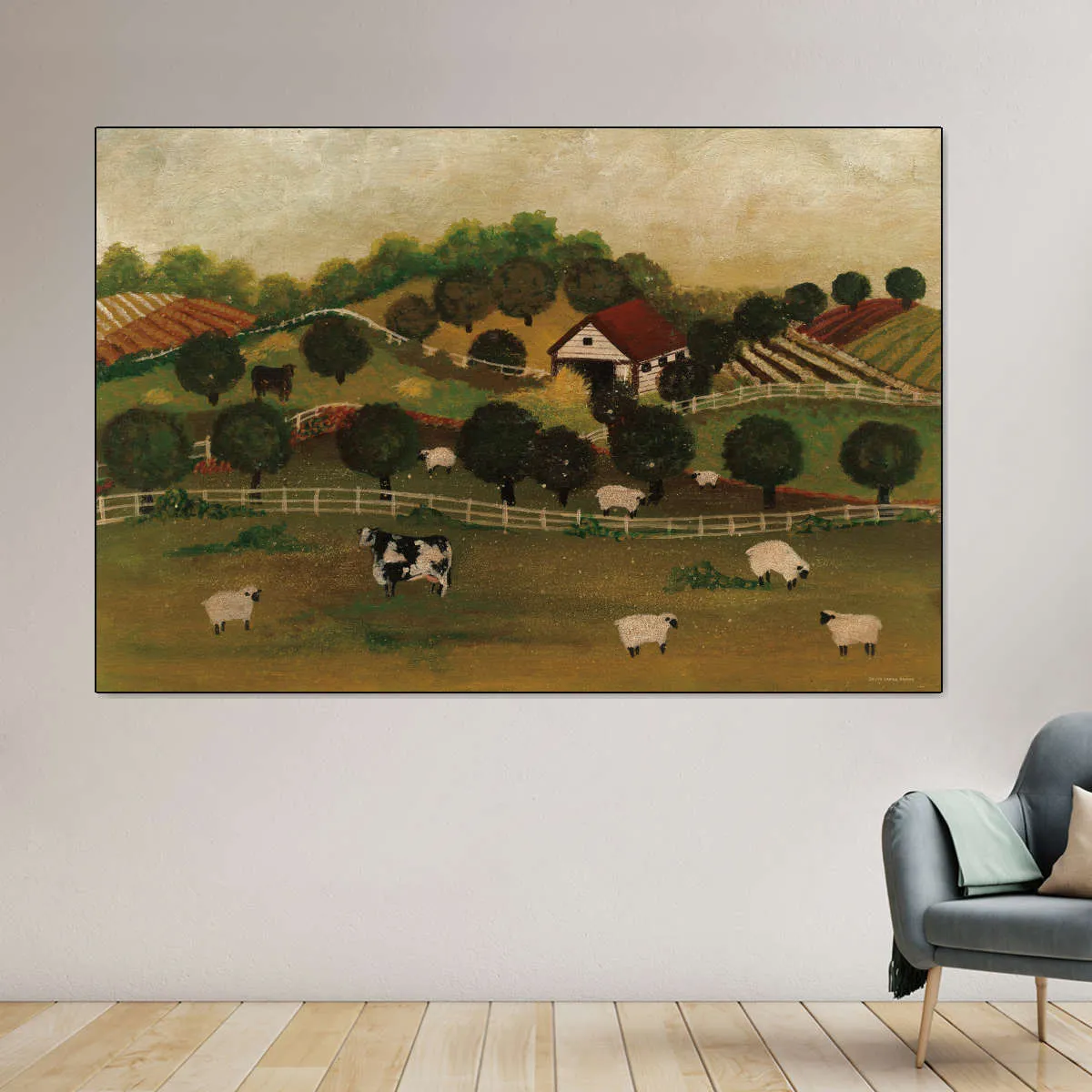 A Day At The Farm I Wall Art