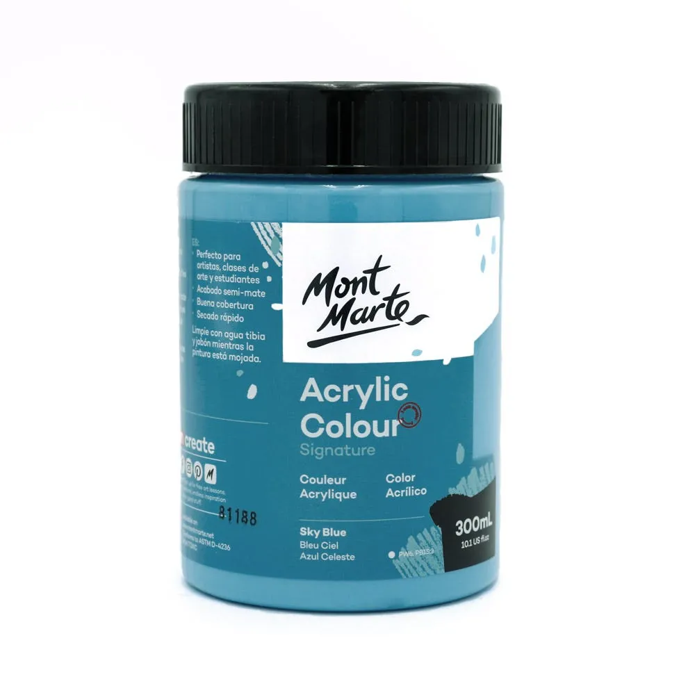 Acrylic Colour Paint Signature 300ml (10.1 US fl.oz) - Sky Blue