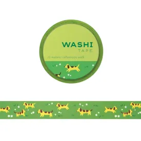 Afternoon Walk Dog Washi Tape