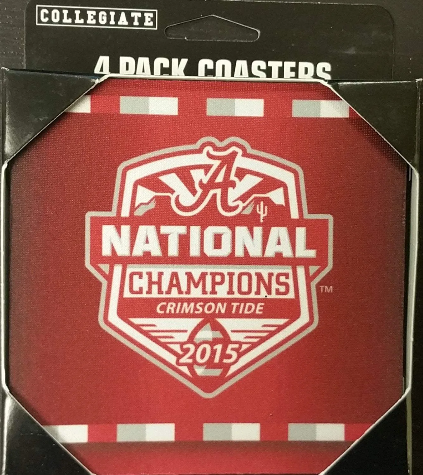 Alabama Crimson Tide Boelter 2015 Football National Champions Neoprene Coasters