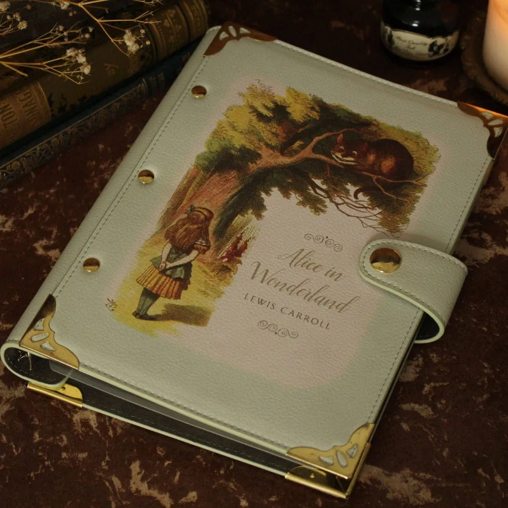 Alice in Wonderland Refillable Binder Notebook