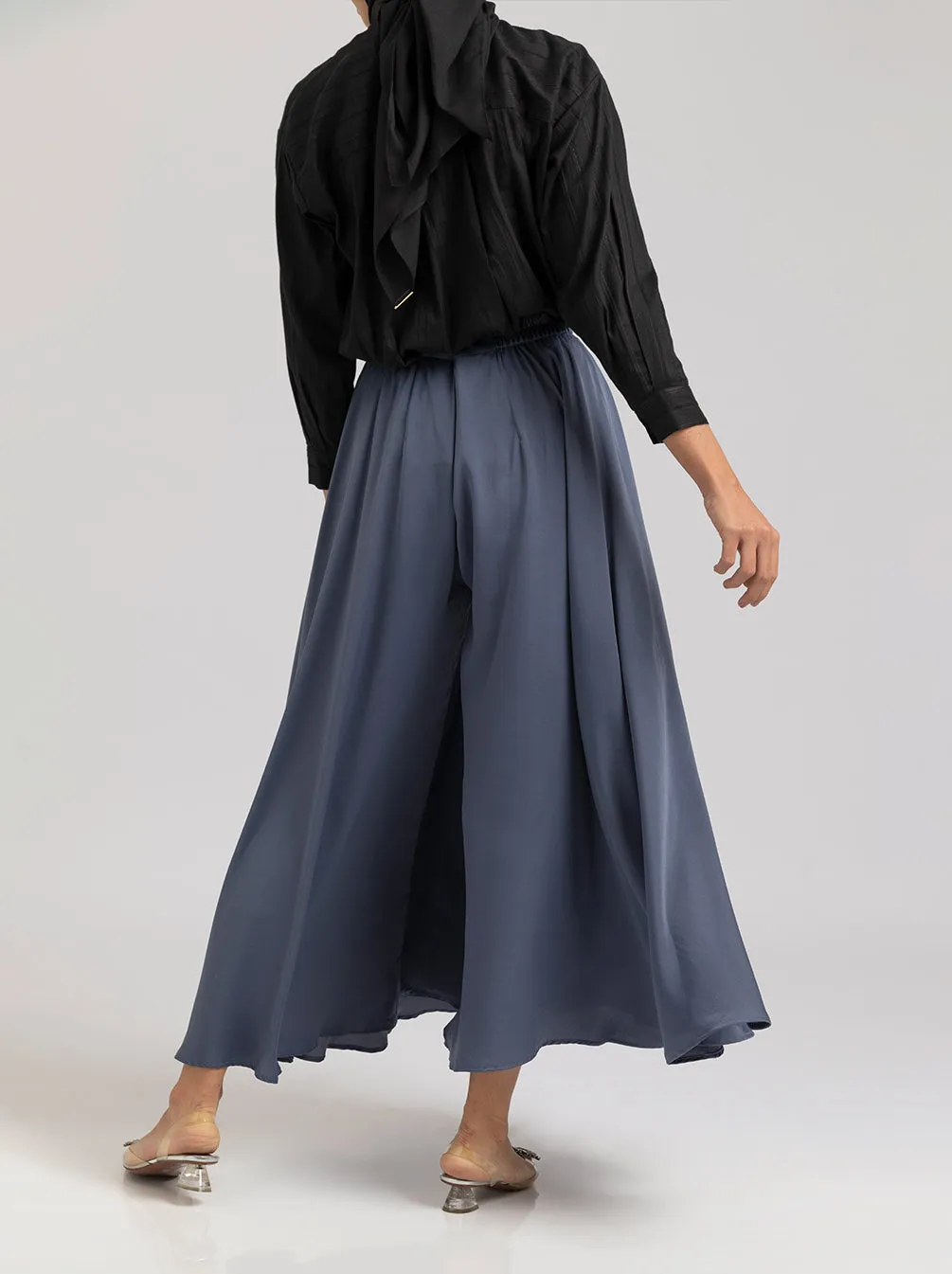 ANIKA PANTS PLAIN BLUE