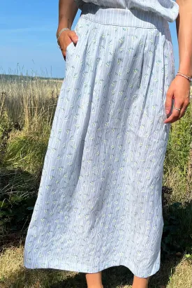 Annah Skirt | Desert sage mix | Nederdel fra Freequent