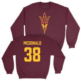 Arizona State Football Maroon Legacy Crew - Kyan McDonald