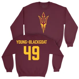 Arizona State Football Maroon Legacy Crew - Prayer Young-Blackgoat