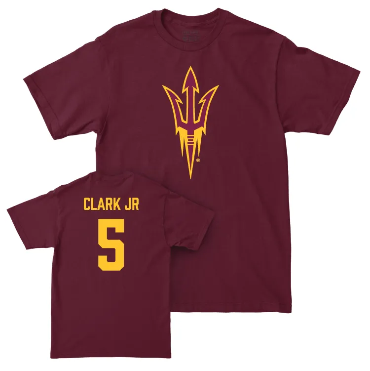 Arizona State Football Maroon Legacy Tee - Jeffery Clark Jr