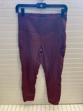 Athletic Pants By Athleta In Red, Size: 4