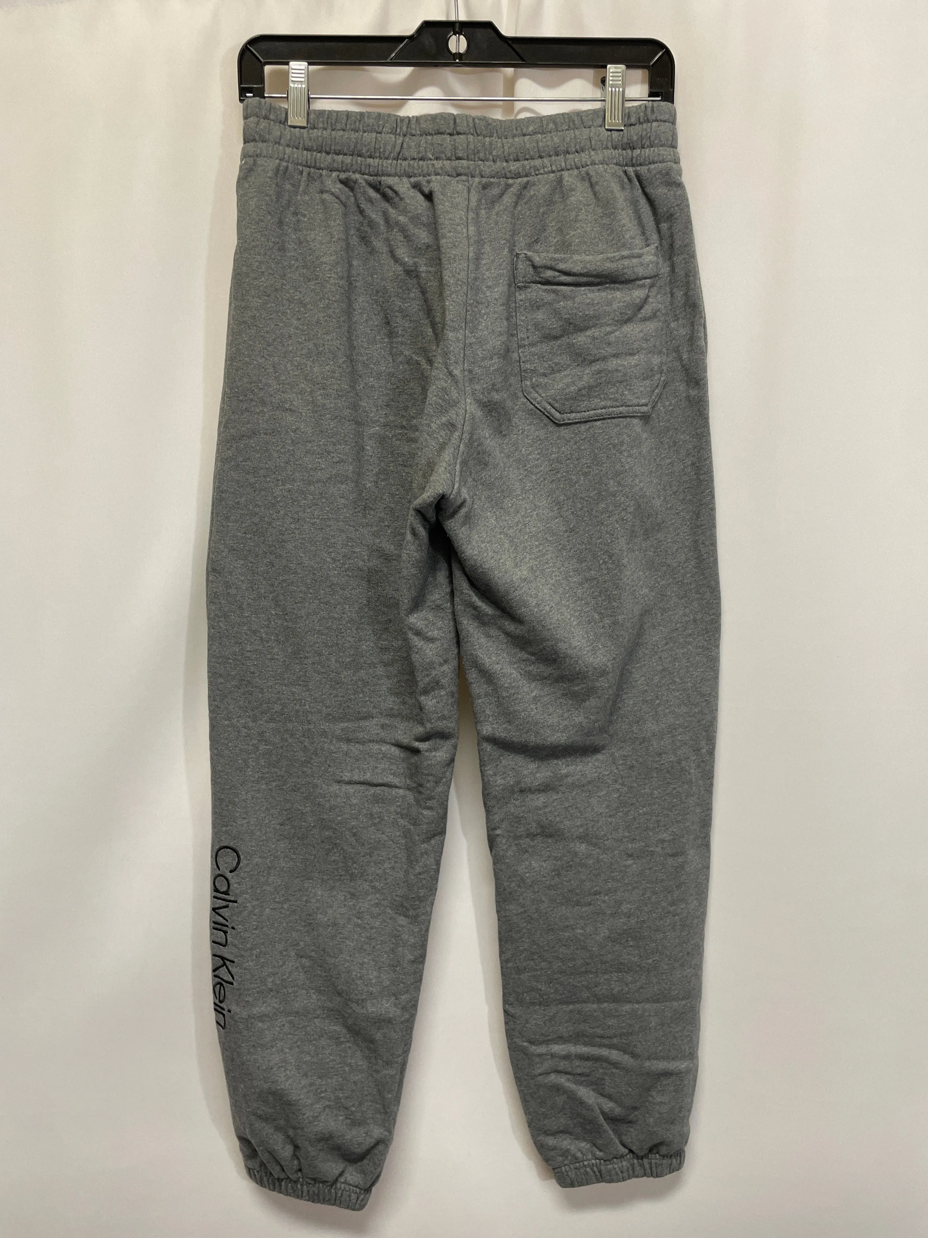 Athletic Pants By Calvin Klein In Grey, Size: S