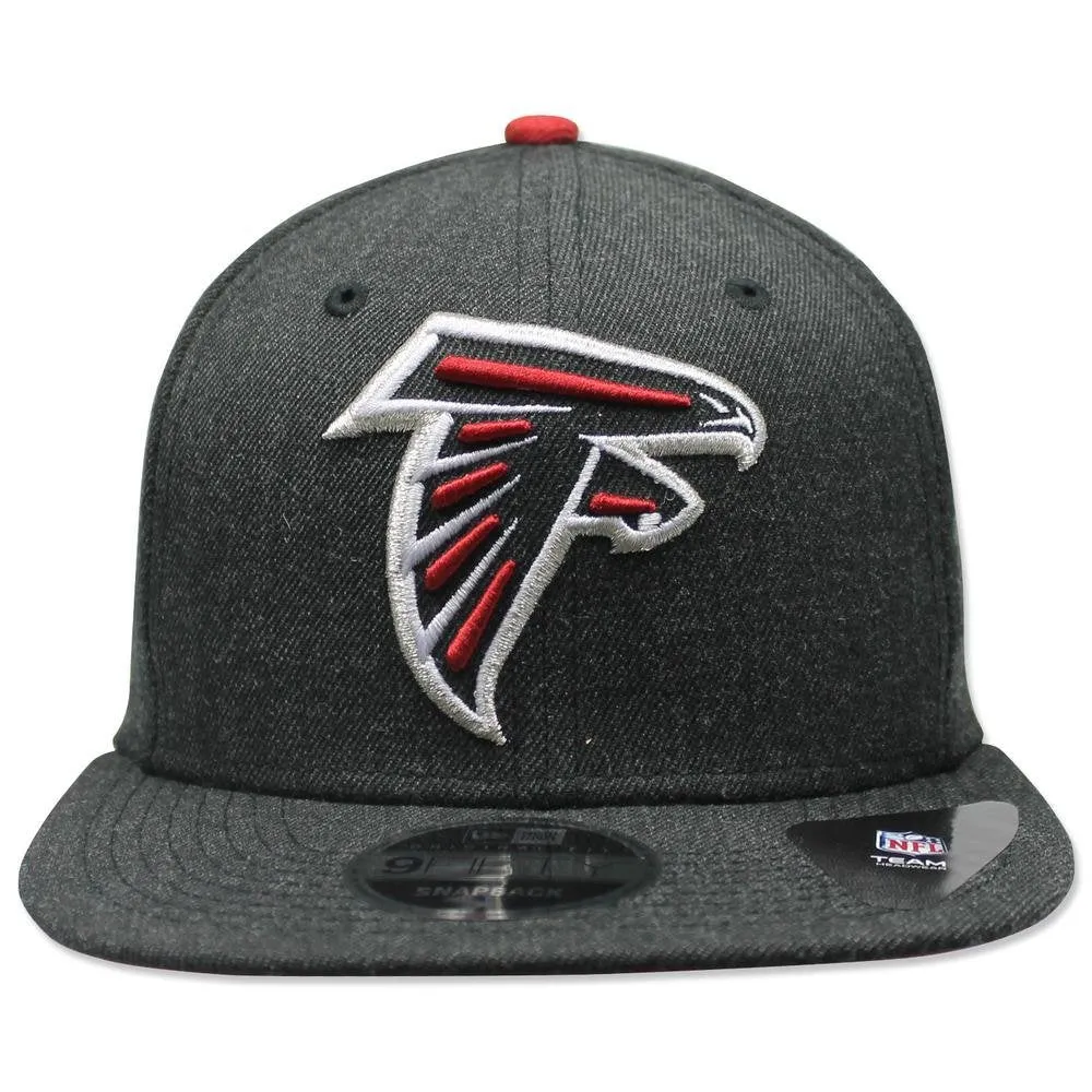 Atlanta Falcons NFL New Era 9Fifty Heather Hype Snapback Hat Cap Grey