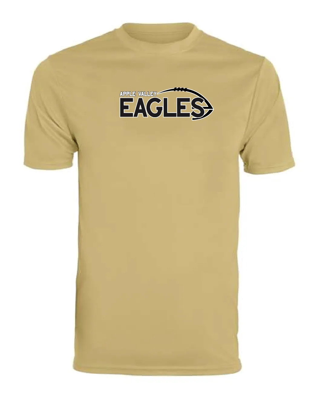 AV Highschool Football - Adult Wicking Short Sleeve T-Shirt - Vegas Gold