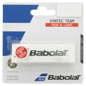 Babolat Syntec Team X1 Feel Grip, White