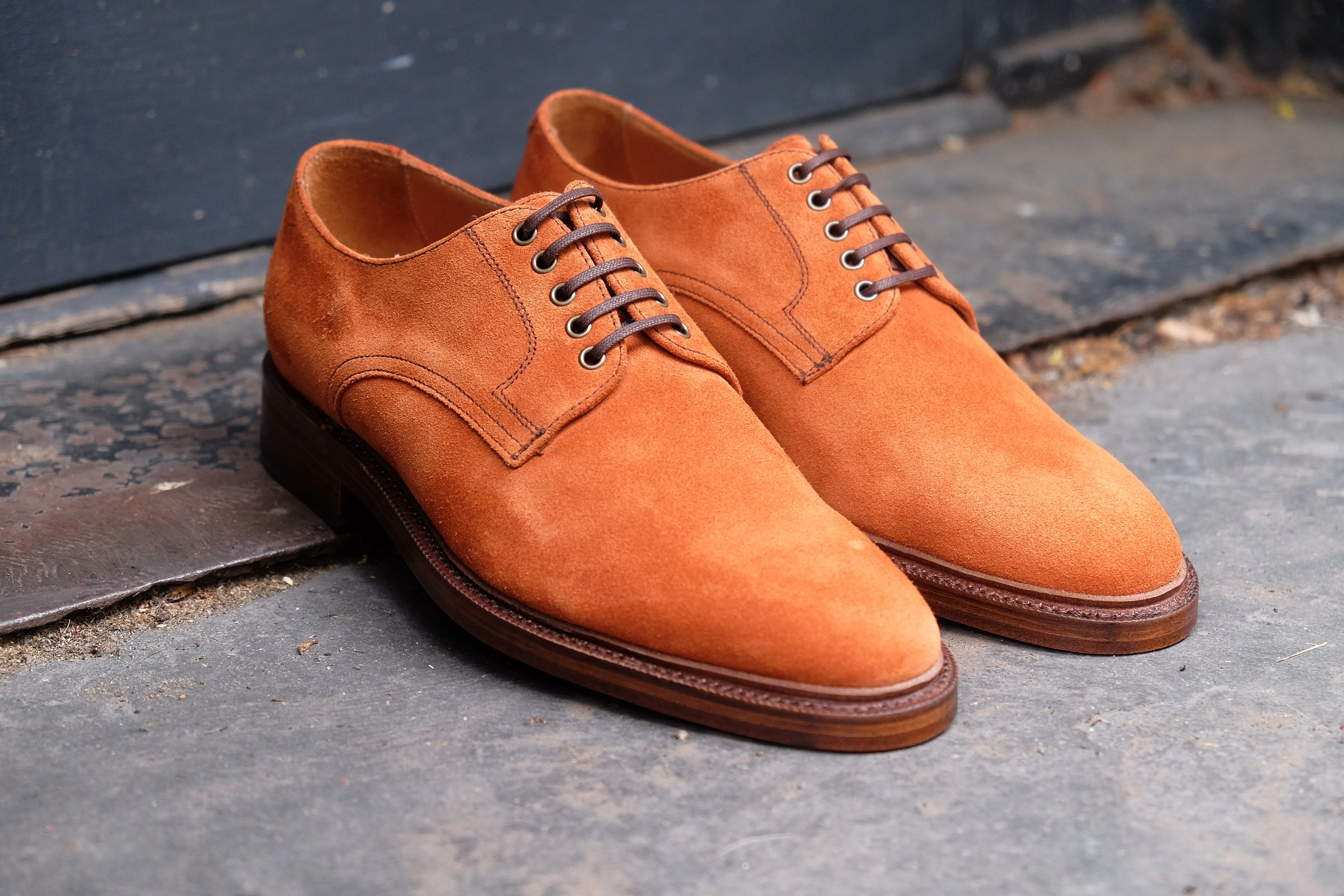 Baldwin - MTO - Cedar Suede - TMG Last - Double Leather Sole w/ 3/4 Stormwelt