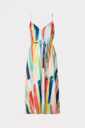 Becca Watercolor Brushstroke Dress