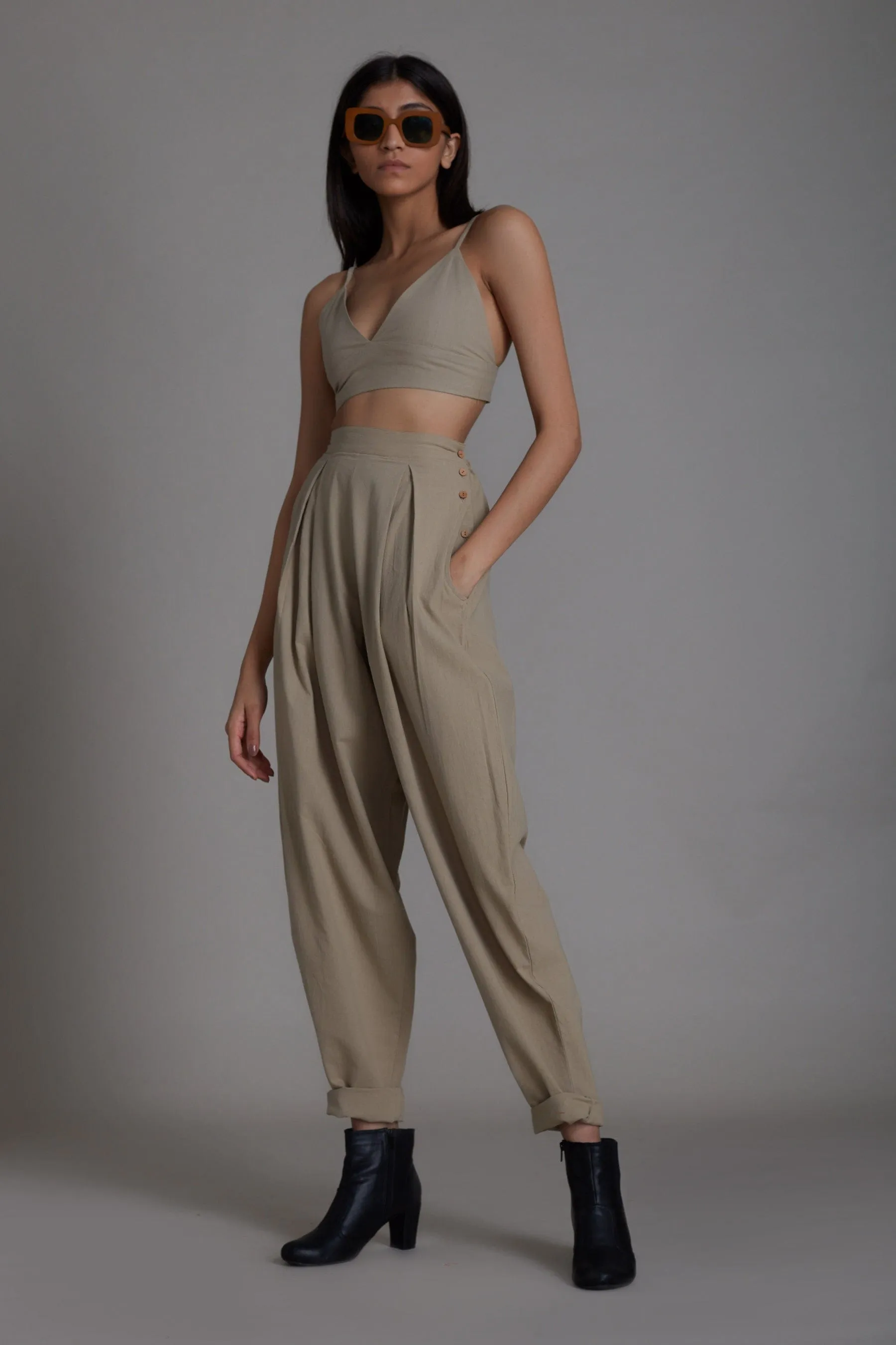 Beige Mile Pants