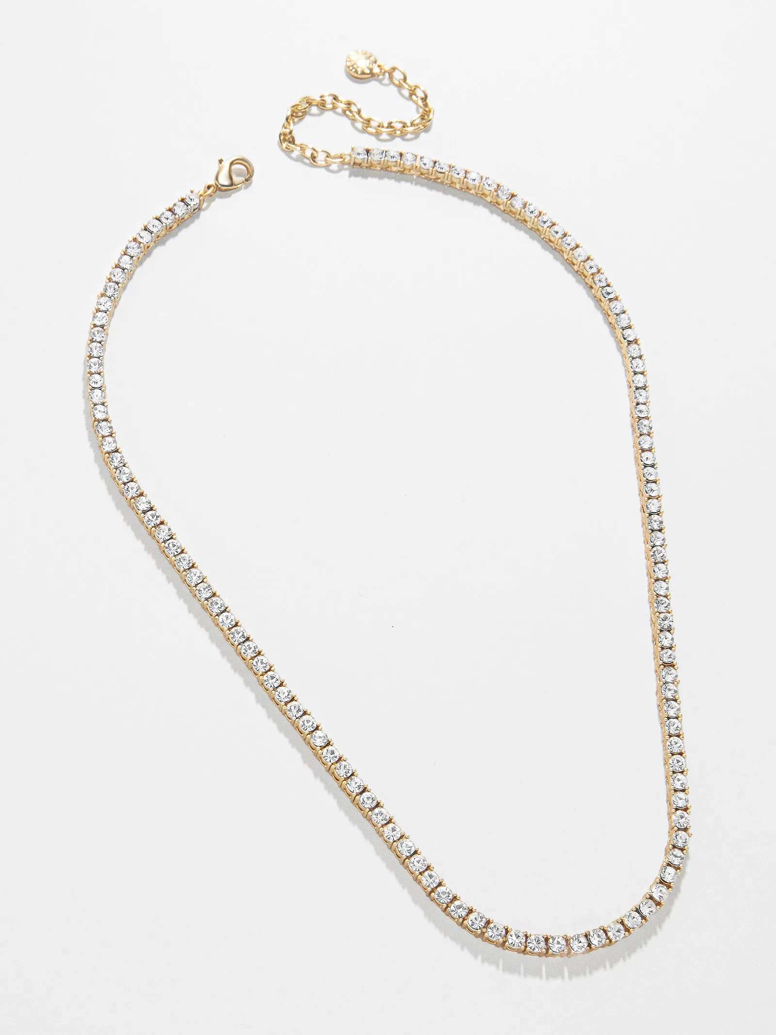 Bennett Tennis Necklace - Gold Plated Brass