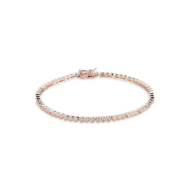 Bezel Tennis Bracelet