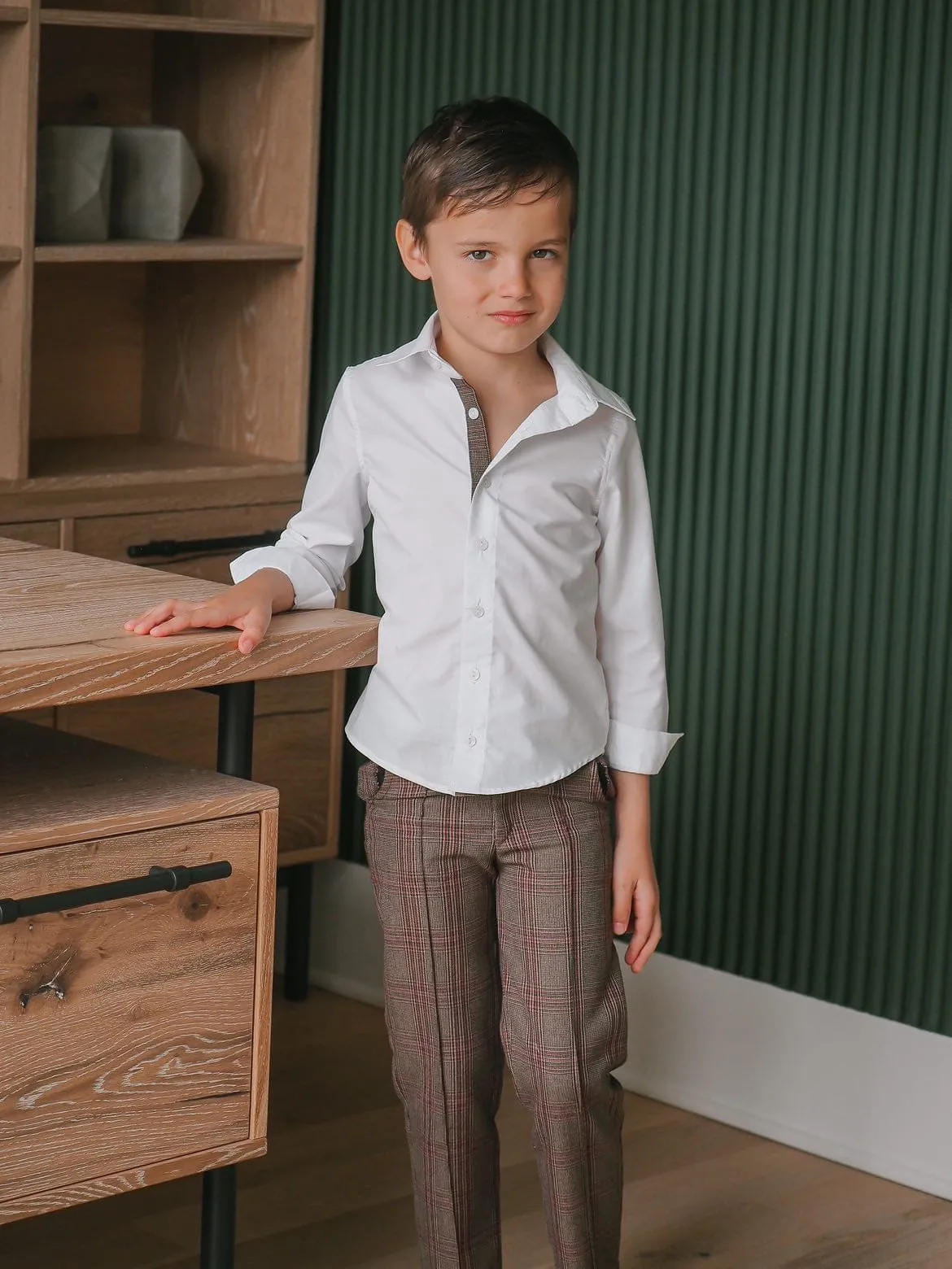 Blair Estate Tweed Shirt and Pants Set