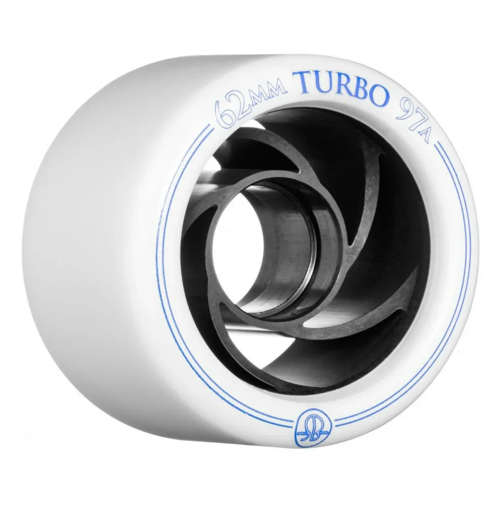 Bones Turbo Wheels - White - 8 pack