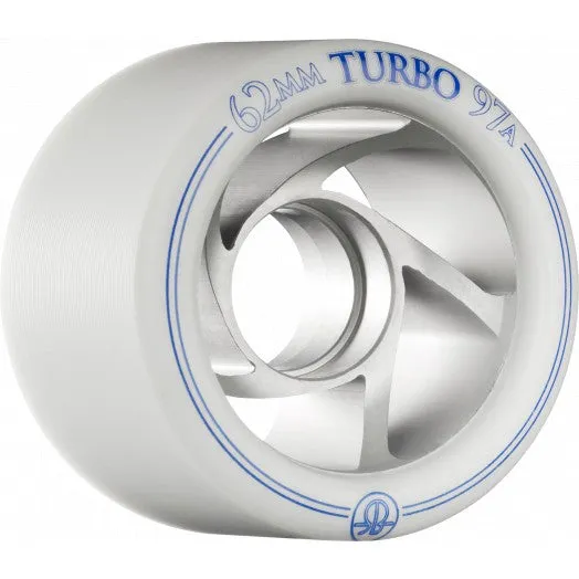 Bones Turbo Wheels - White - 8 pack