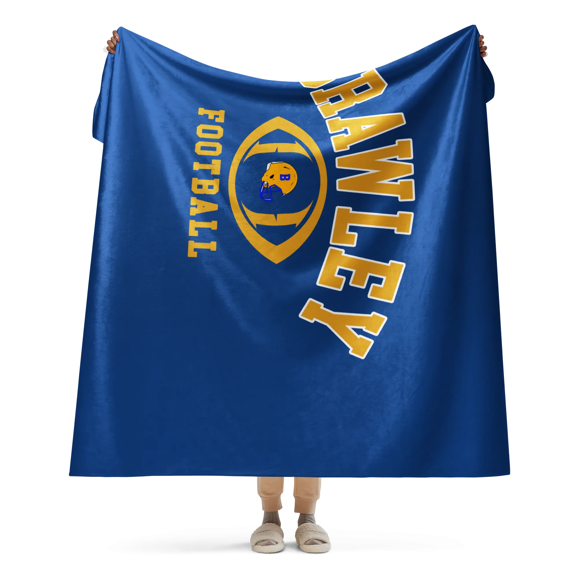 Brawley Football Sherpa blanket