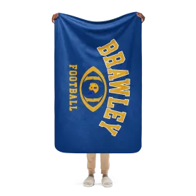 Brawley Football Sherpa blanket