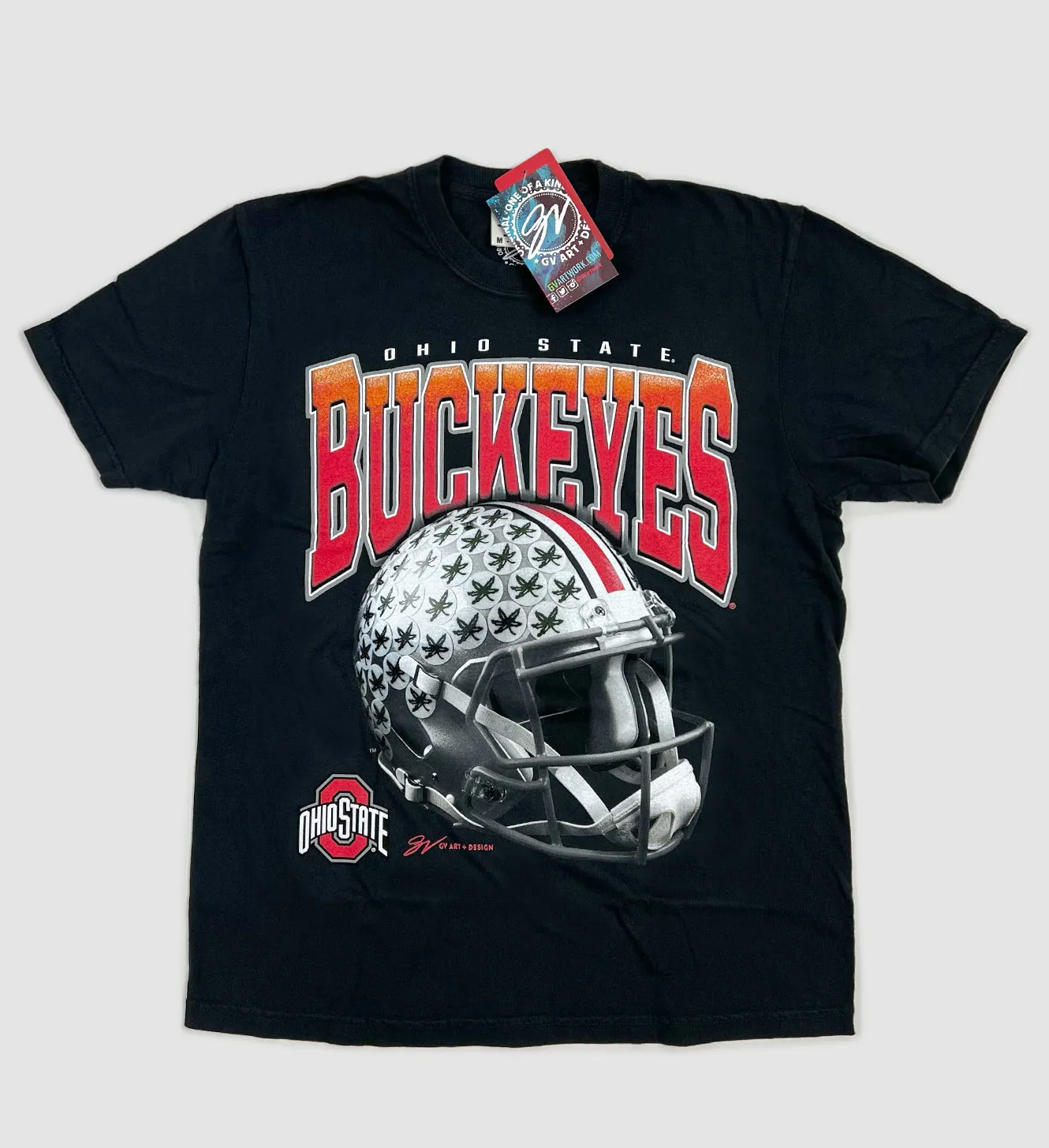 Buckeyes Realistic Helmet T Shirt