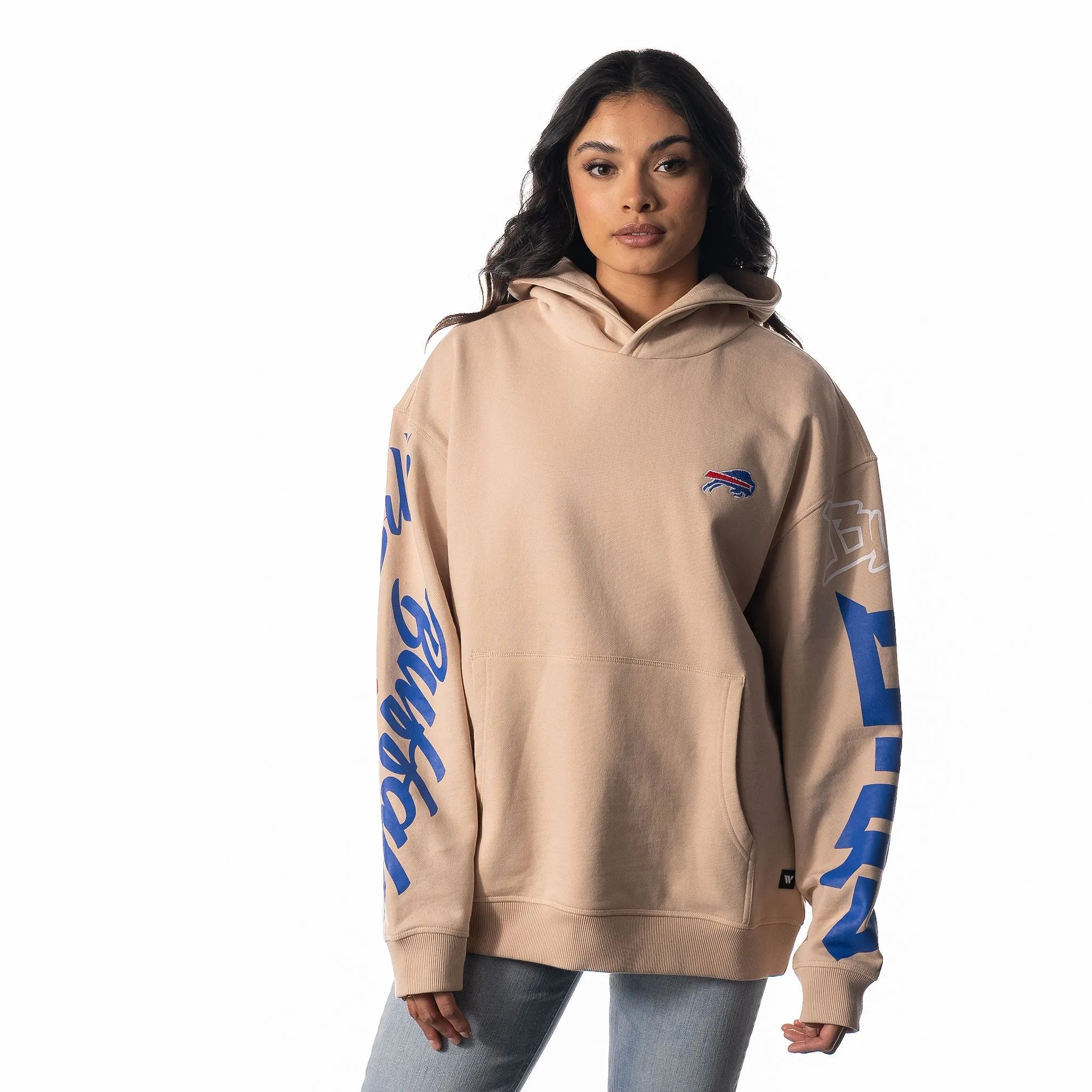 Buffalo Bills Graphic Hoodie - Cream