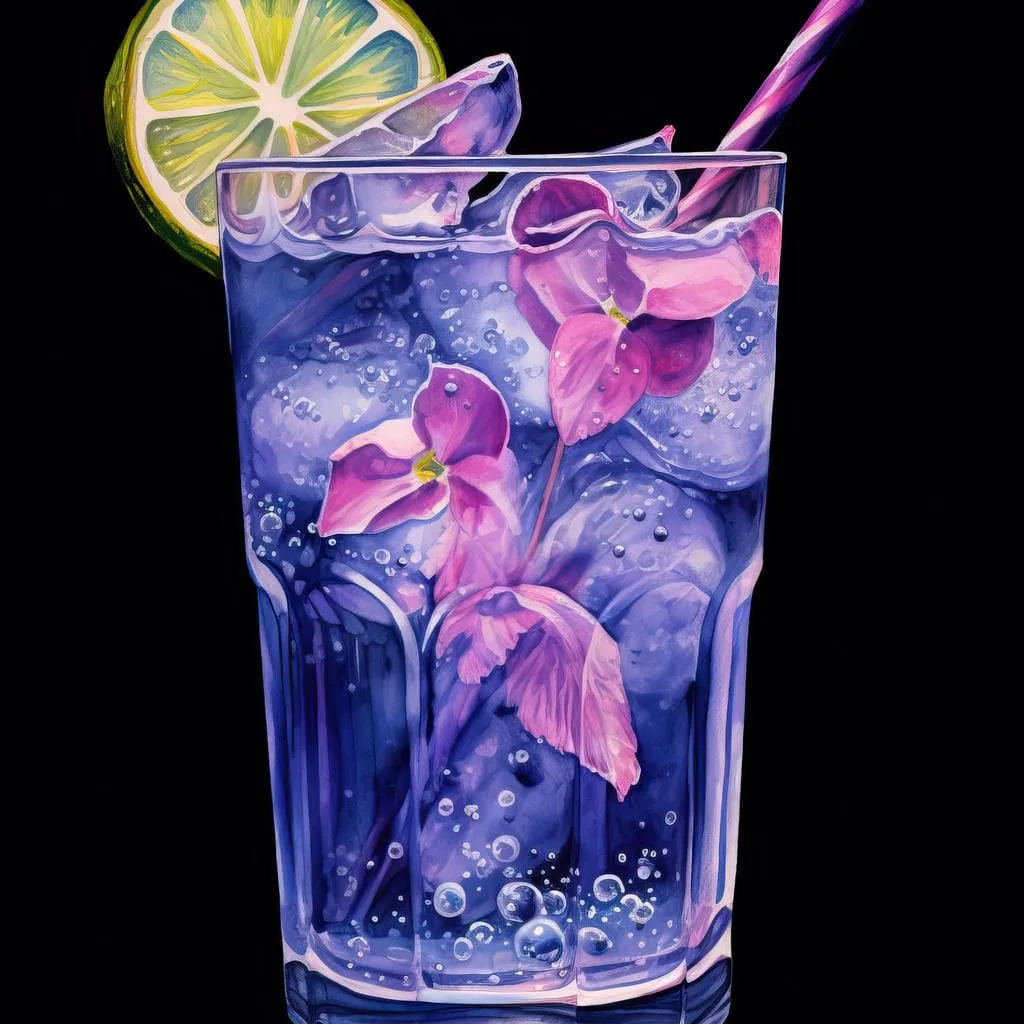 Butterfly Pea Flower Gin Tonic