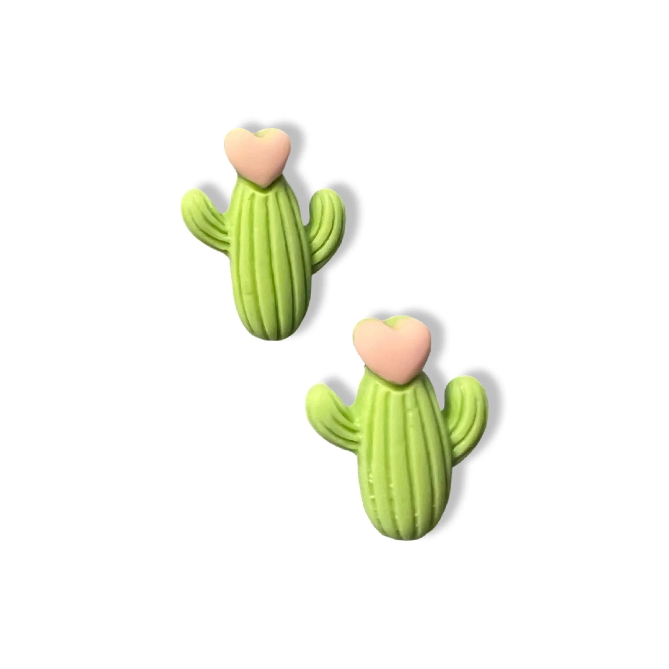 Cactus Stud Earrings - Handmade Earrings, Cactus Accessories, Cactus Jewelry, Cactus Studs, Desert Accessories, Arizona Earrings