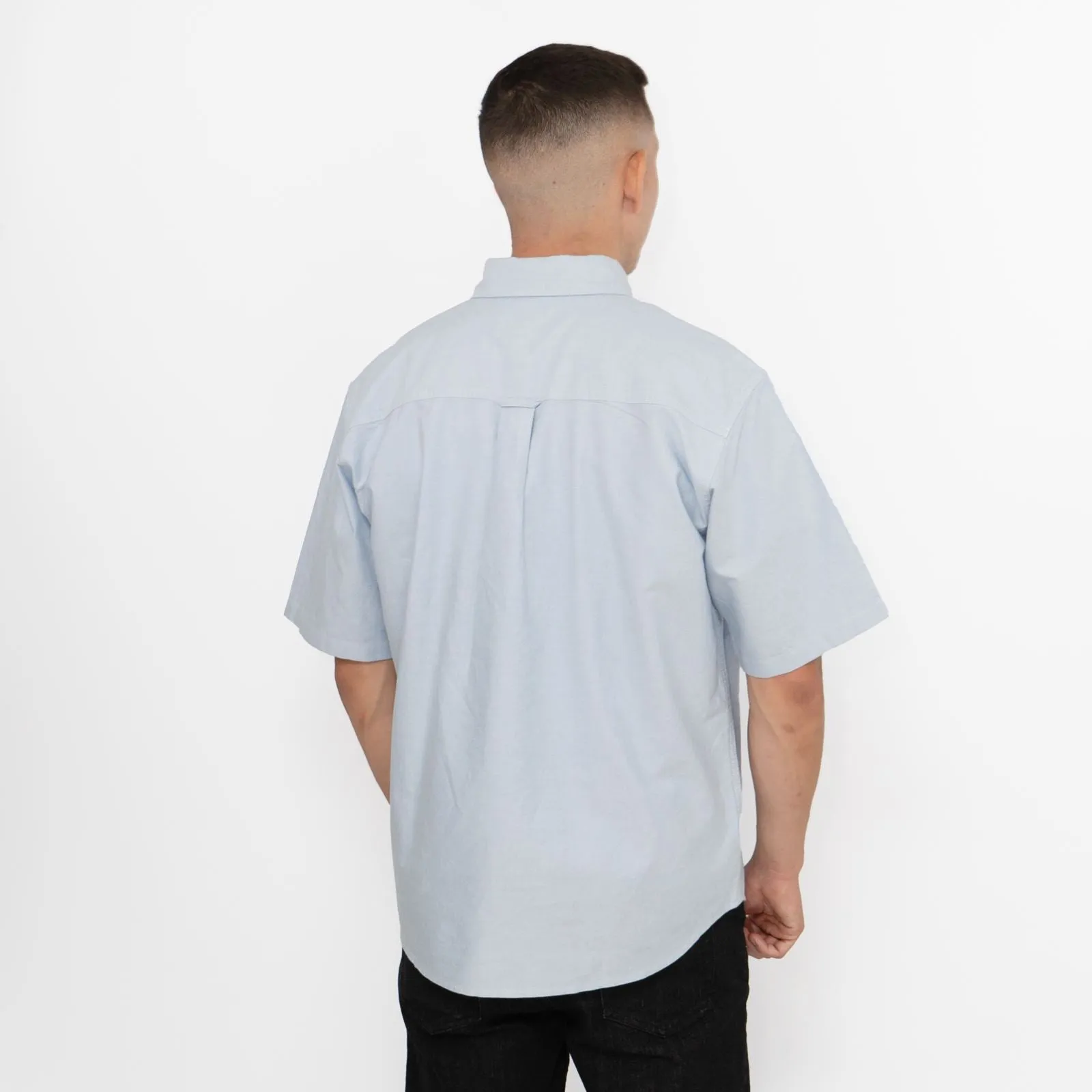 Carhartt WIP Mens Blue Short Sleeve Braxton Shirt