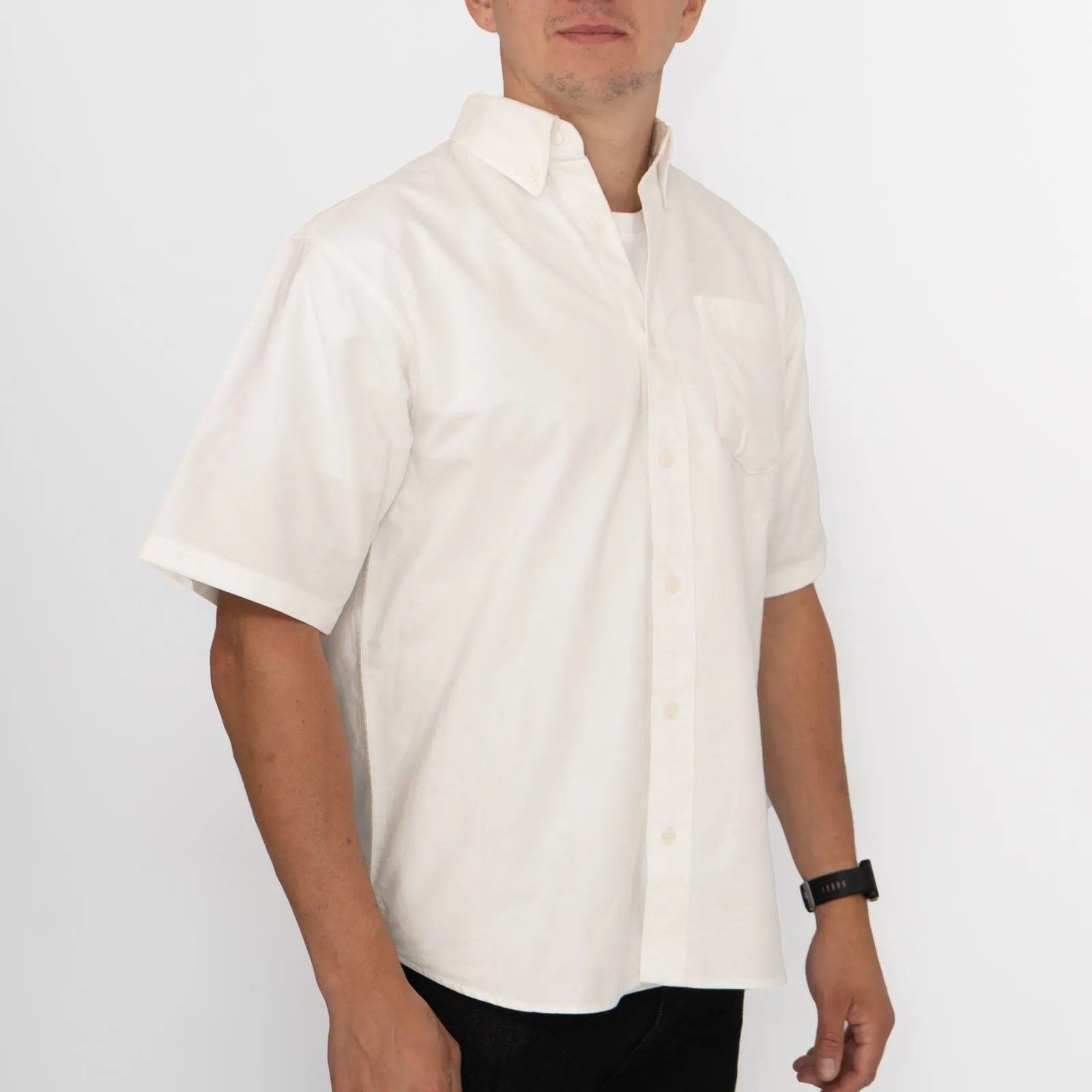 Carhartt WIP Mens White Short Sleeve Braxton Shirt