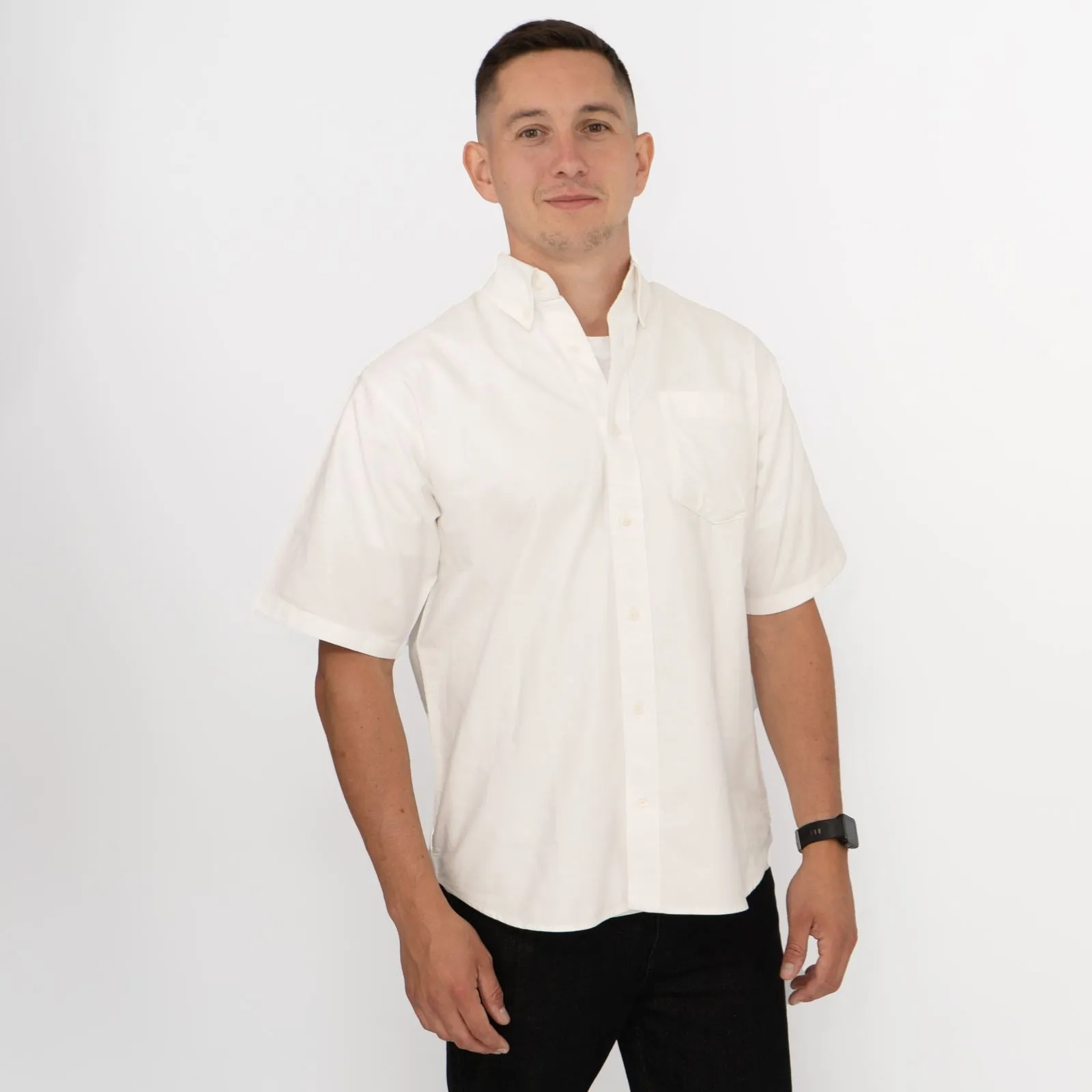 Carhartt WIP Mens White Short Sleeve Braxton Shirt